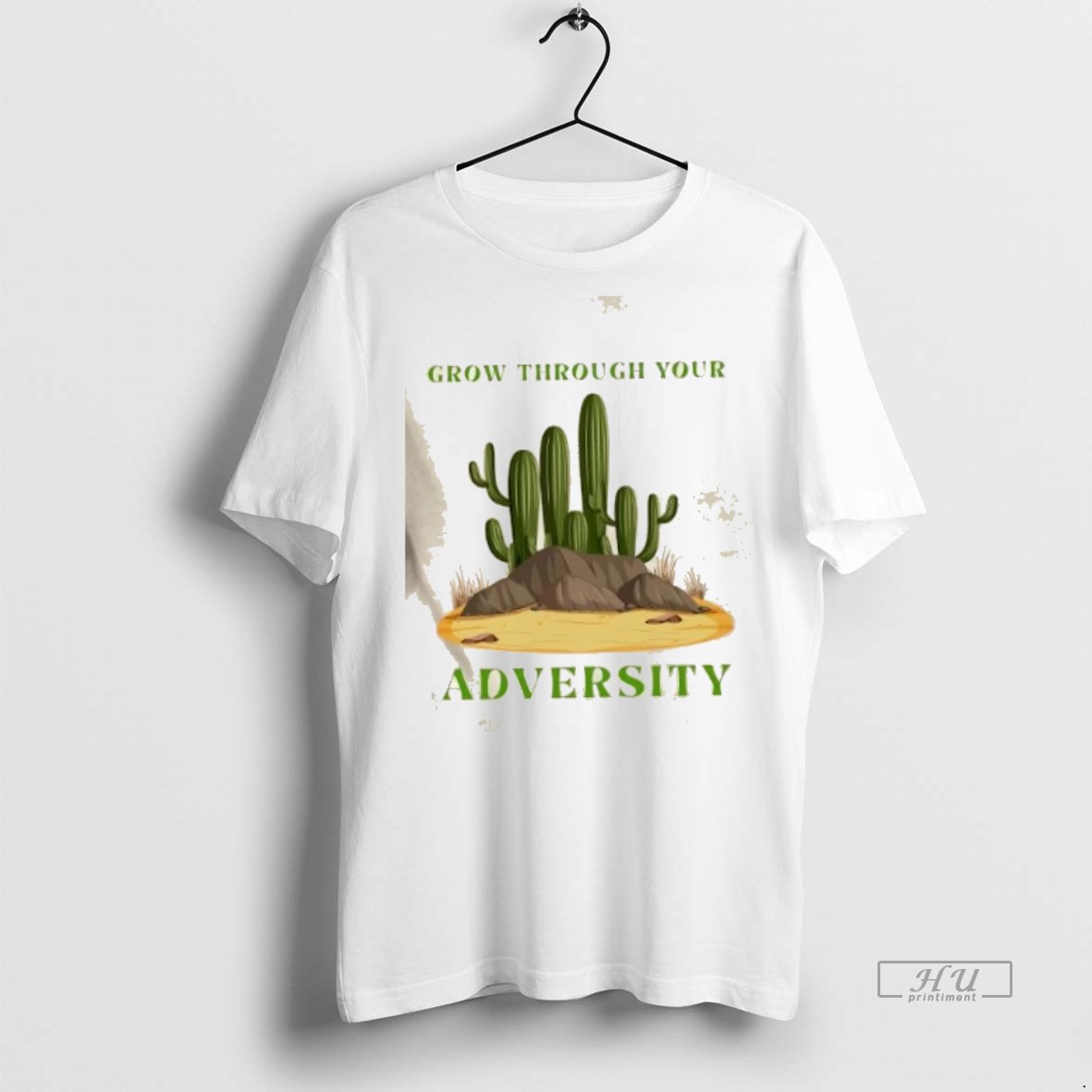 Viral Cactus Grow Through Your Adversity Tee Shirt Sweater Hoodie
