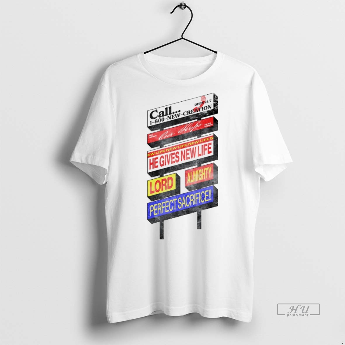 Viral Call 1 800 New Creation Our Hope White Tee Shirt Sweater Hoodie