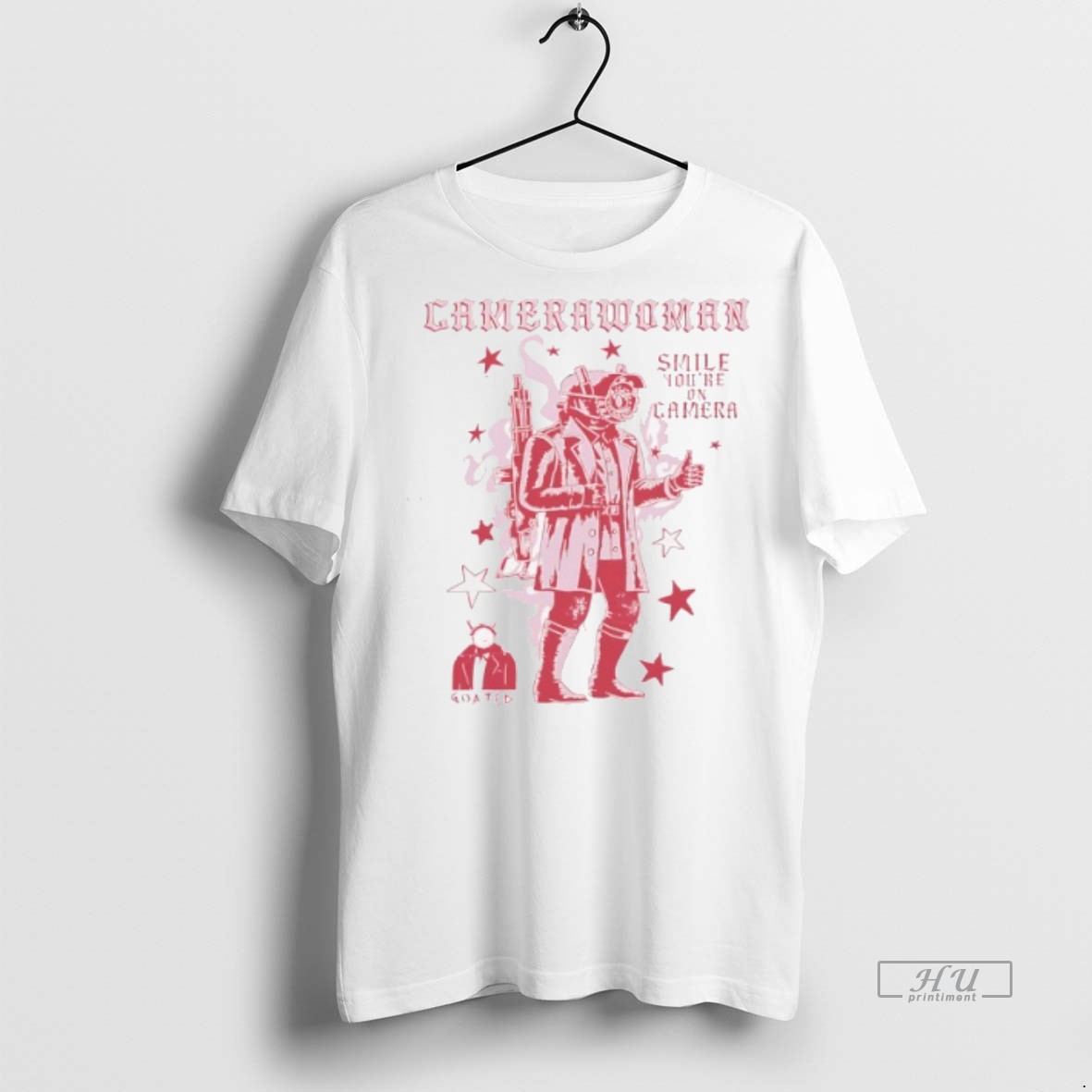 Viral Camerawoman Smile Youre On Camera Tee Shirt Sweater Hoodie