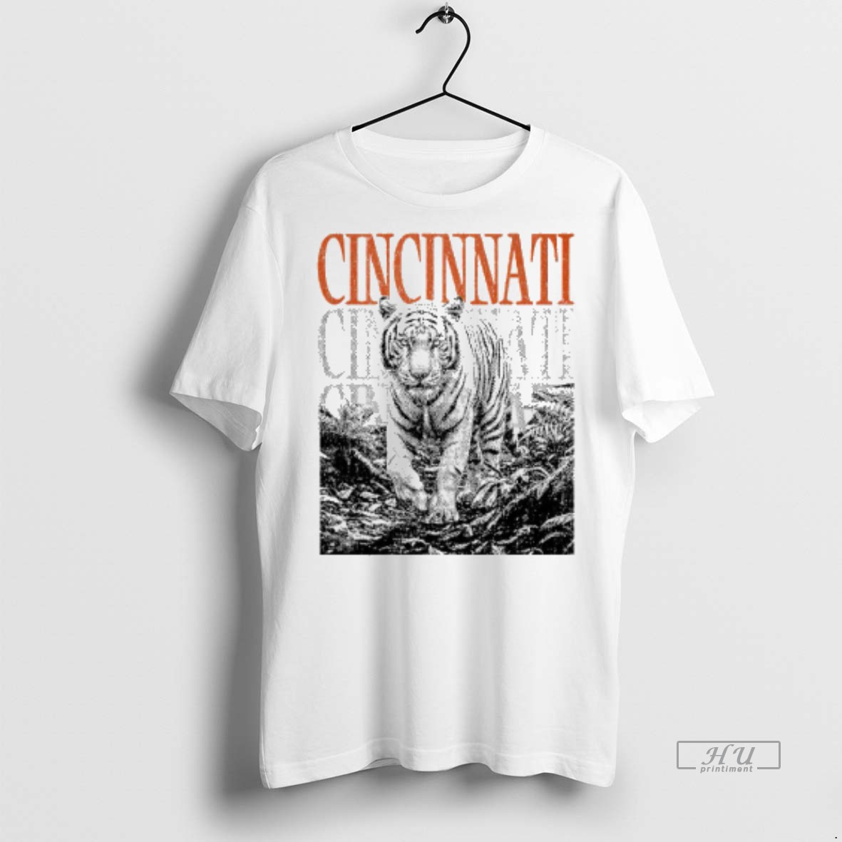 Viral Cincinnati Bengals White Tiger Tee Shirt Sweater Hoodie