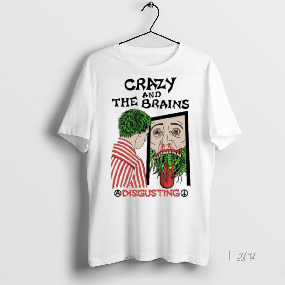Viral Crazy And The Brains X Death Traitors Disgusting Tee Shirt Sweater Hoodie