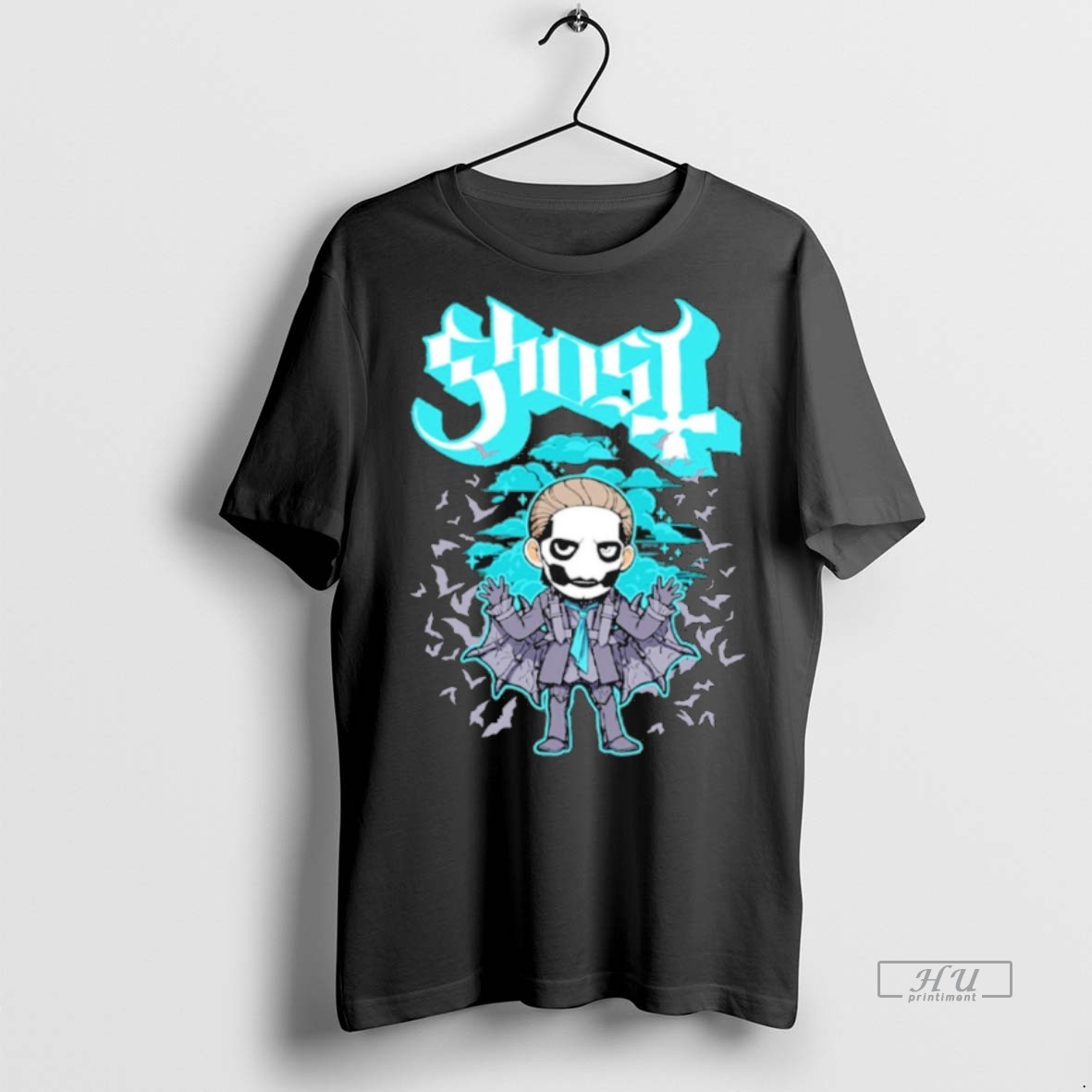 Viral Design Ghost Bat Suit Cutie Adult Tee Shirt Sweater Hoodie