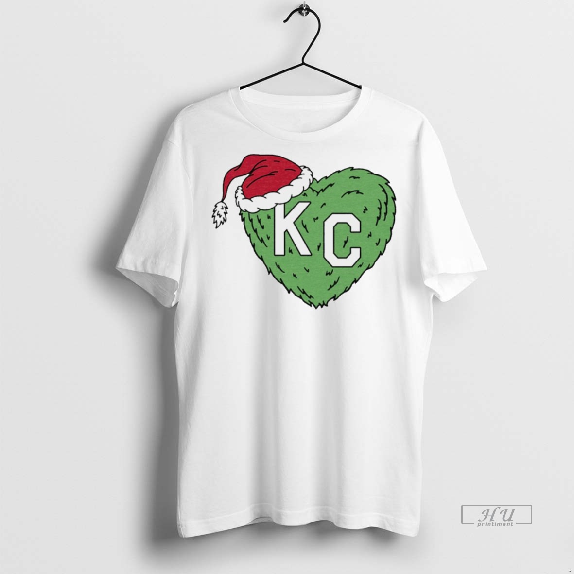 Viral Grinch Kc Heart Christmas White Tee Shirt Sweater Hoodie