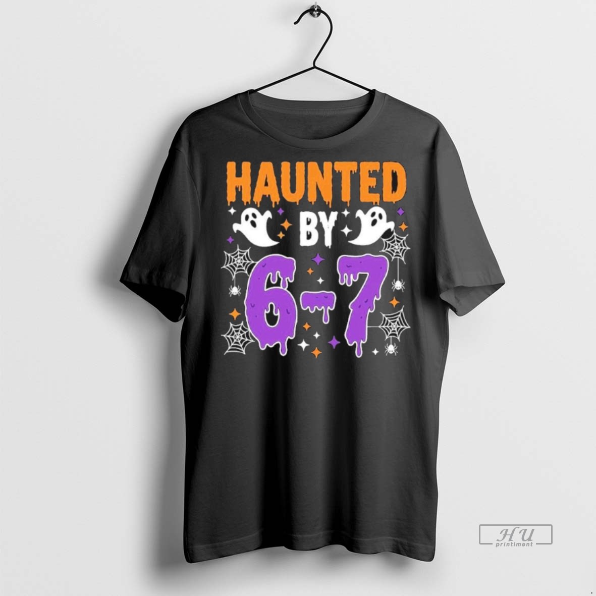 Viral Haunted By 67 Halloween Gift Meme Tee Shirt Sweater Hoodie