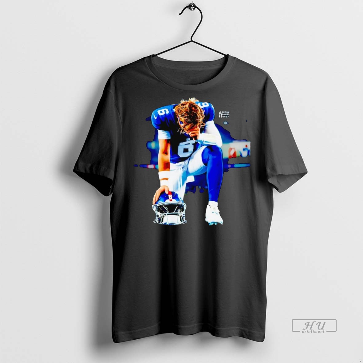 Viral In Jaxson Dart We Trust Ny Giants Helmet Tee Shirt Sweater Hoodie