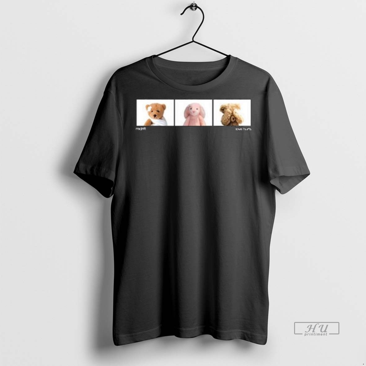 Viral Midrift Love Hurts Black Long Sleve Tee Shirt Sweater Hoodie