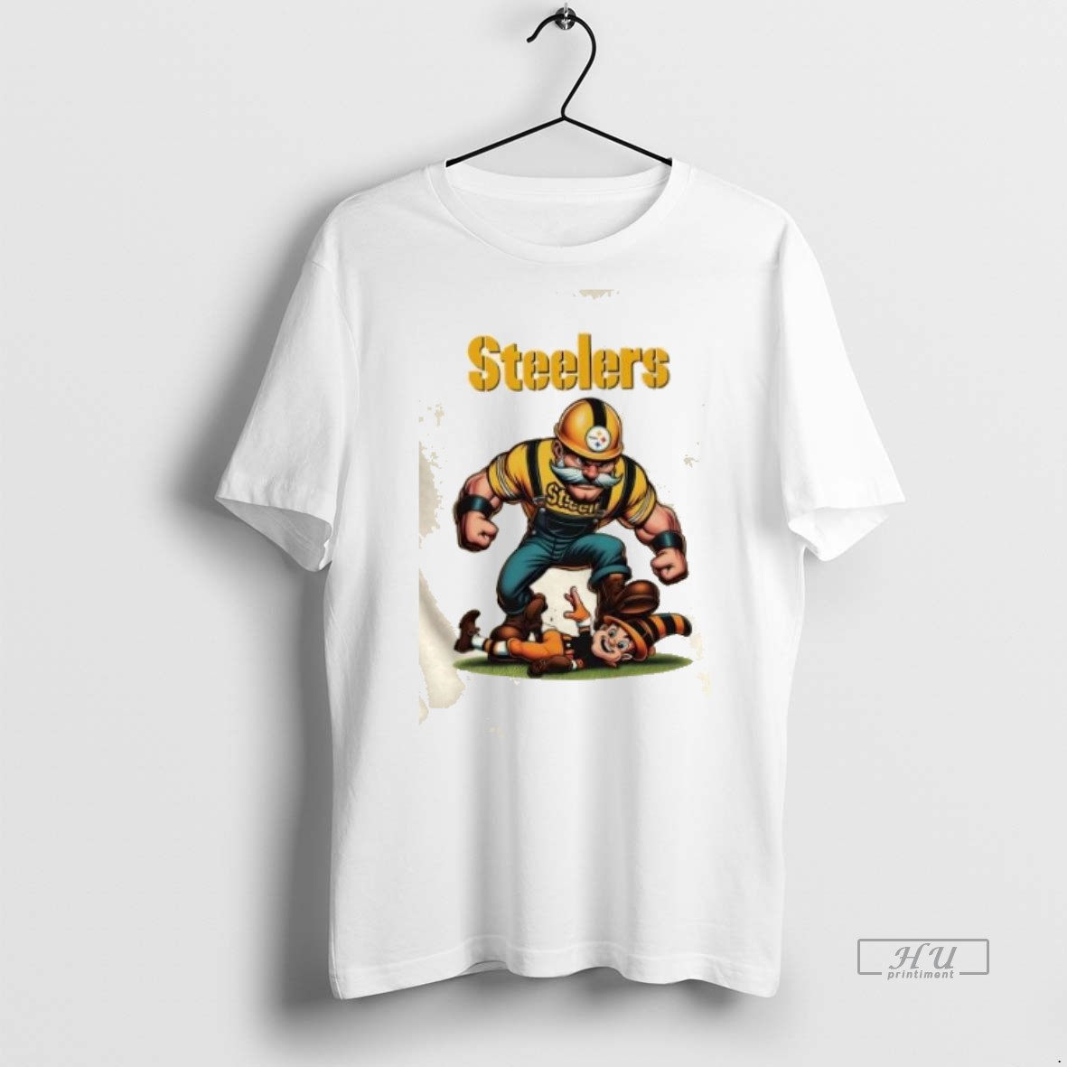 Viral Pittsburgh Steelers Win Cleveland Browns Lose Mascots Battle Tee Shirt Sweater Hoodie 1