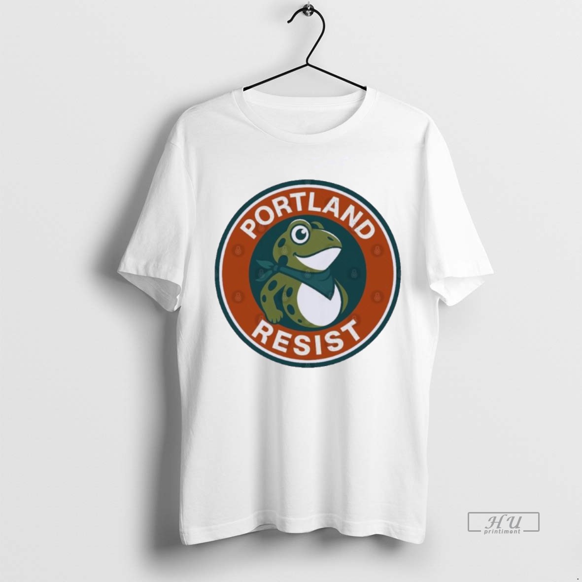 Viral Portland Frog Resist Circle Tee Shirt Sweater Hoodie