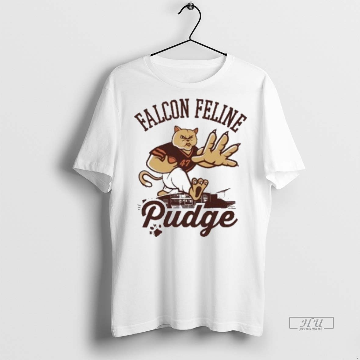 Viral Pudge The Cat Falcon Feline 2025 Tee Shirt Sweater Hoodie