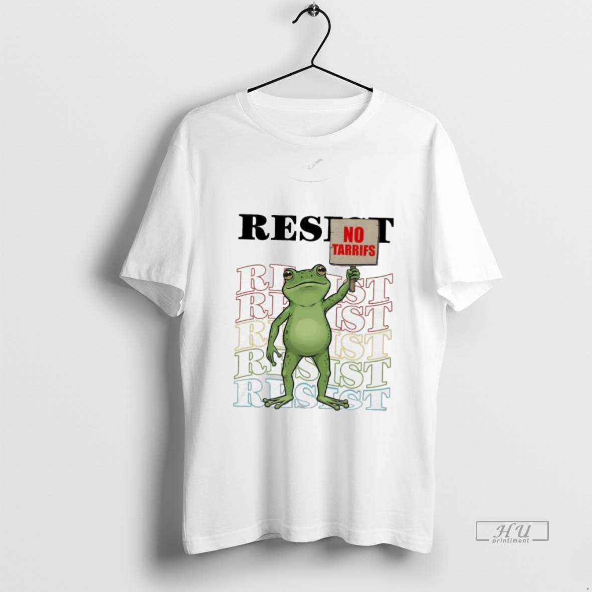 Viral Resist Portland Frog No Tarrifs Tee Shirt Sweater Hoodie