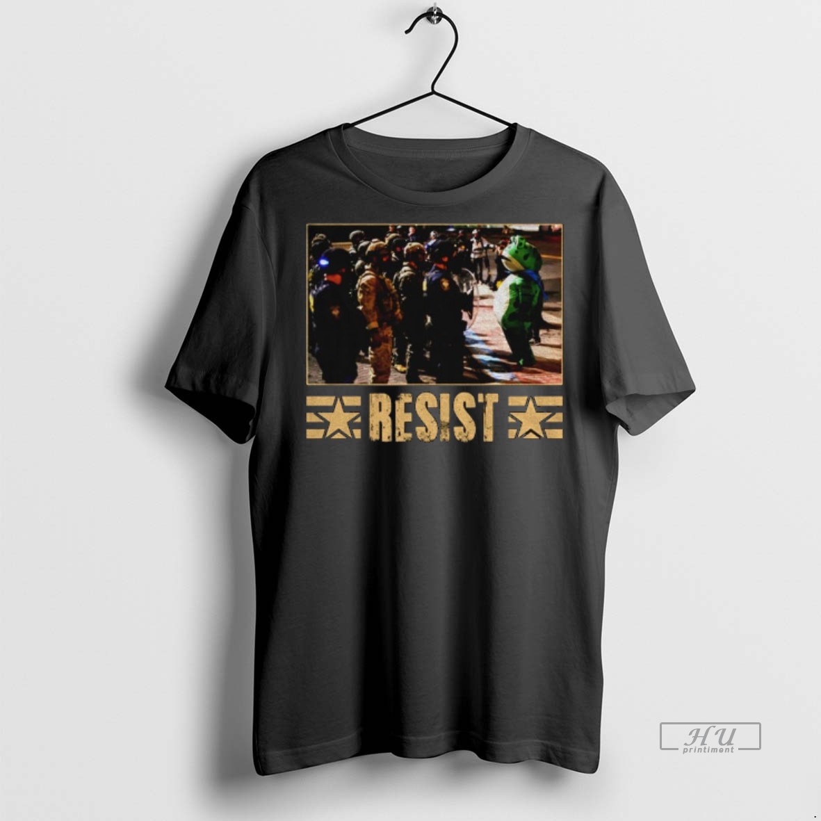Viral Resist Portland Frog Protest 2025 Tee Shirt Sweater Hoodie