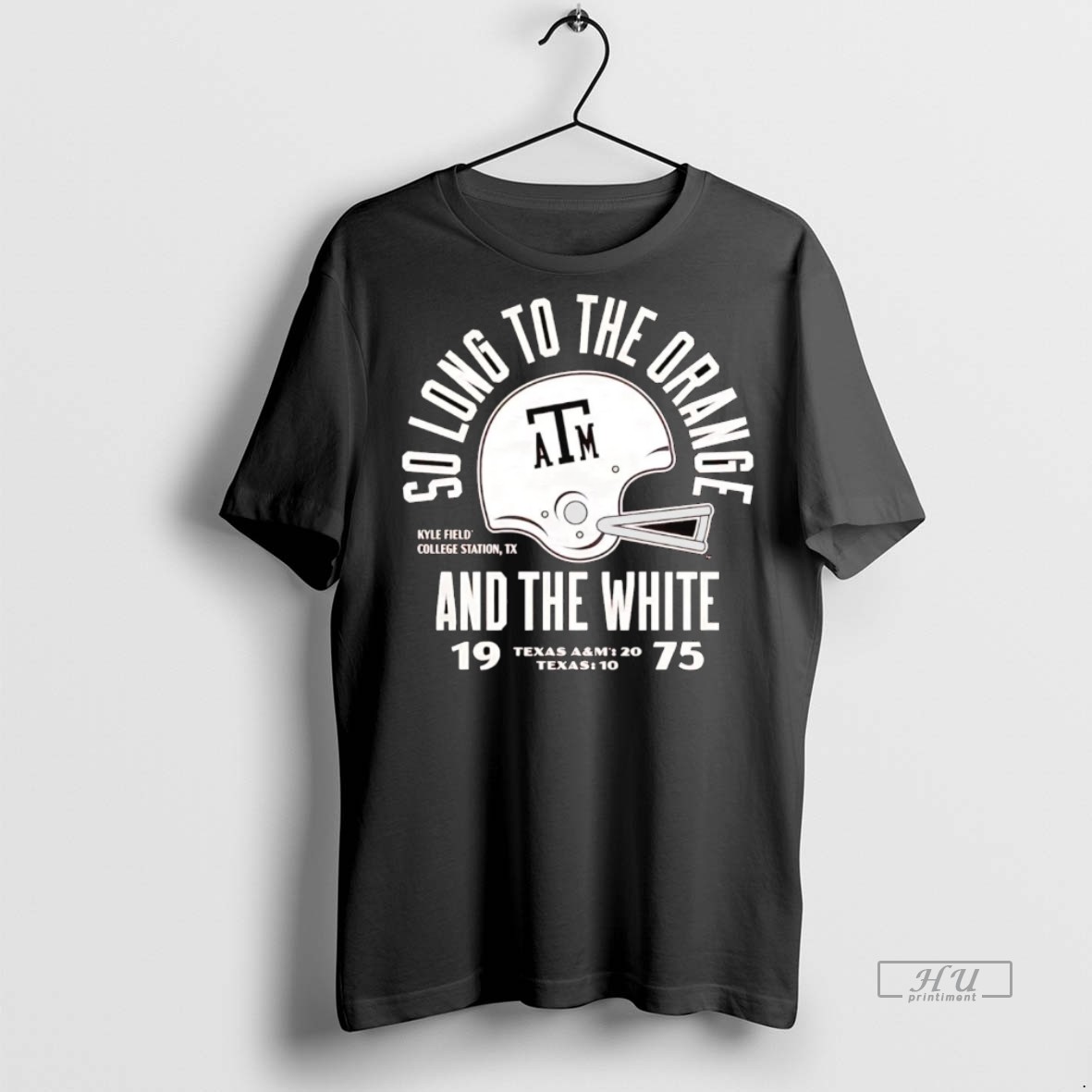 Viral Texas Am Aggie 1975 So Long To The Orange And The White Tee Shirt Sweater Hoodie