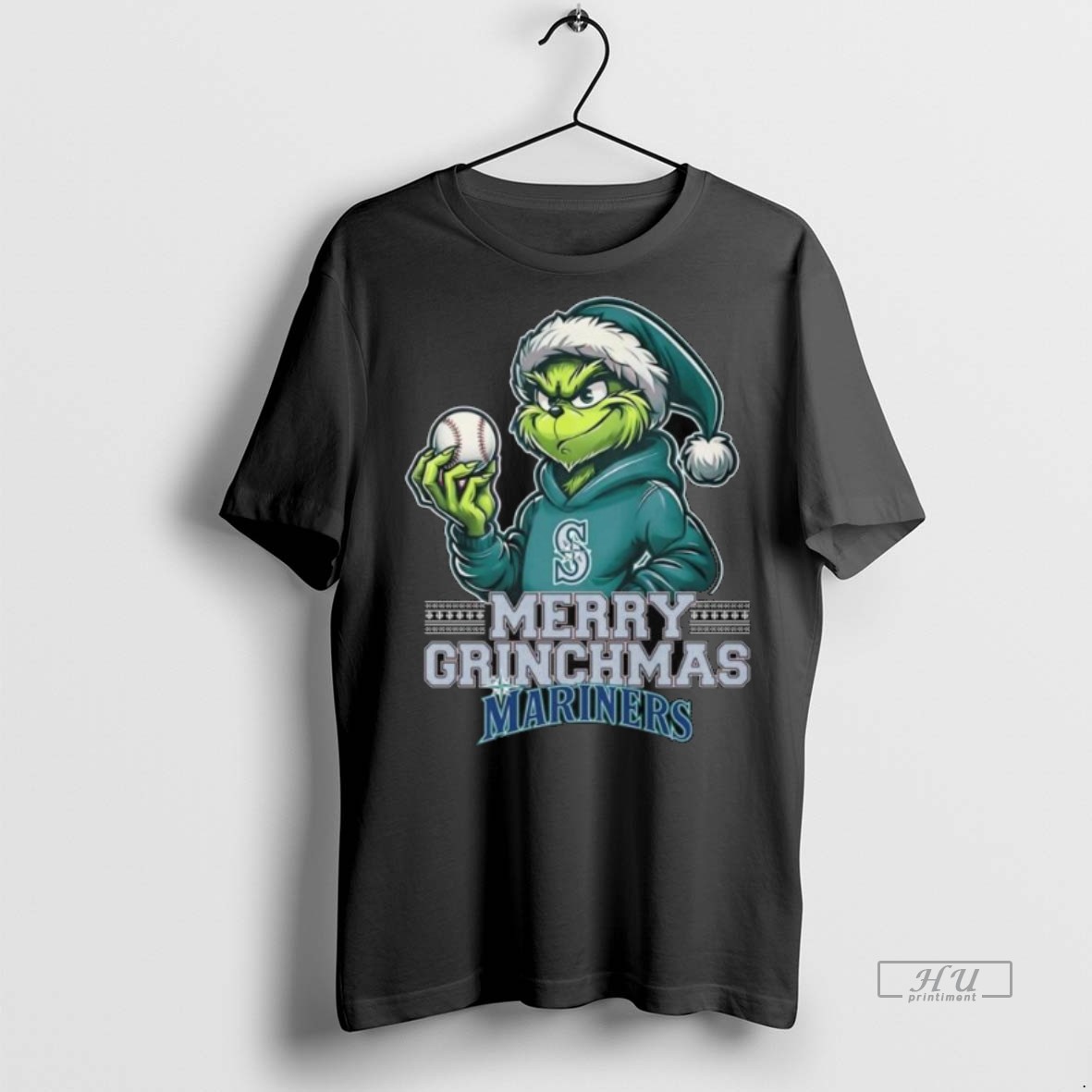 Viral The Grinch Merry Grinchmas Seattle Mariners 2025 Long Sleve Tee Shirt Sweater Hoodie