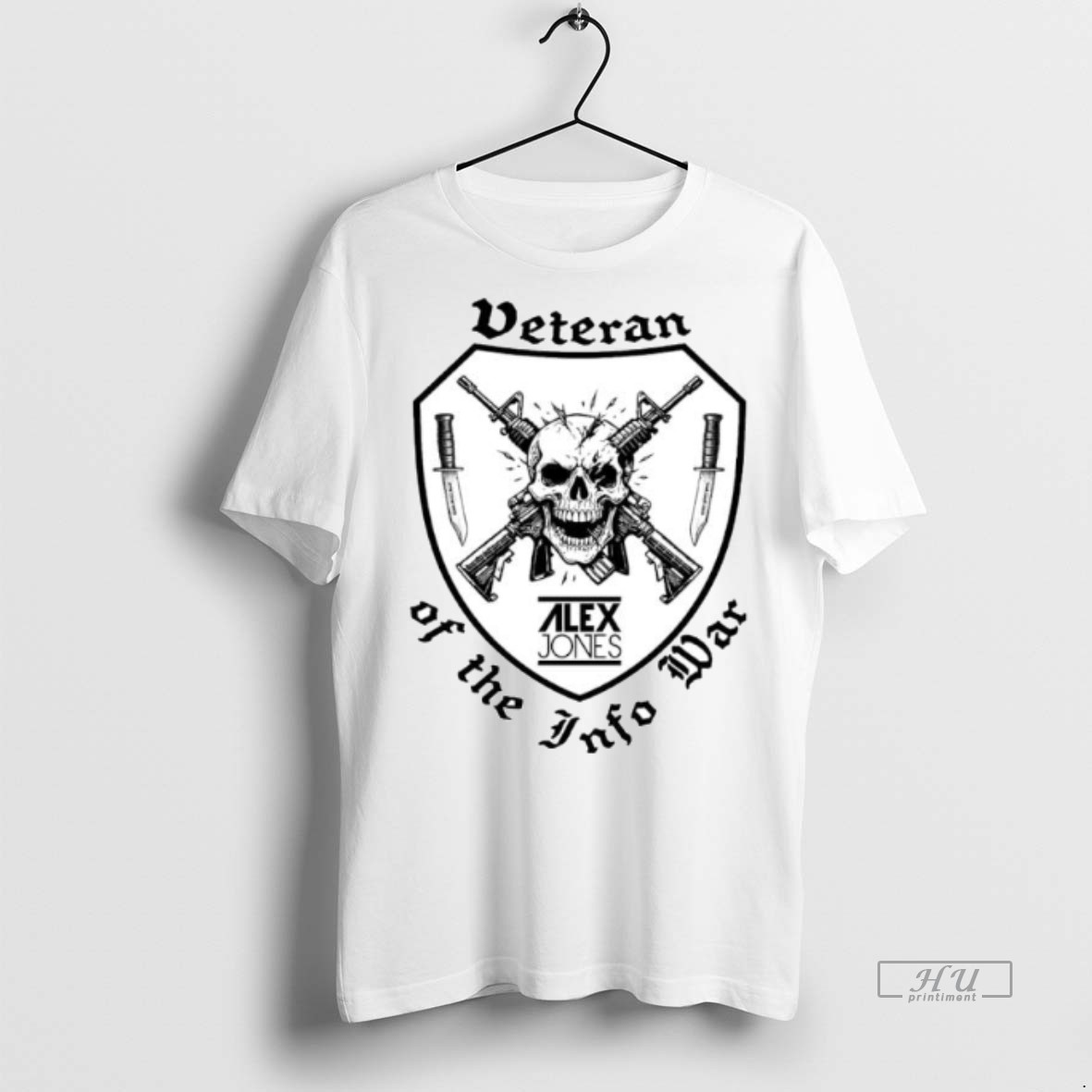 Viral Veteran Of The Infowar Skull Ornaments Tee Shirt Sweater Hoodie