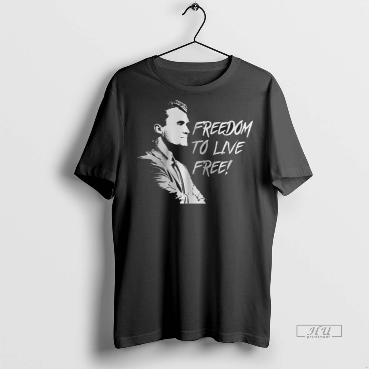 Viral Charlie Kirk Freedom To Live Free Black Men Tee Shirt Sweater Hoodie