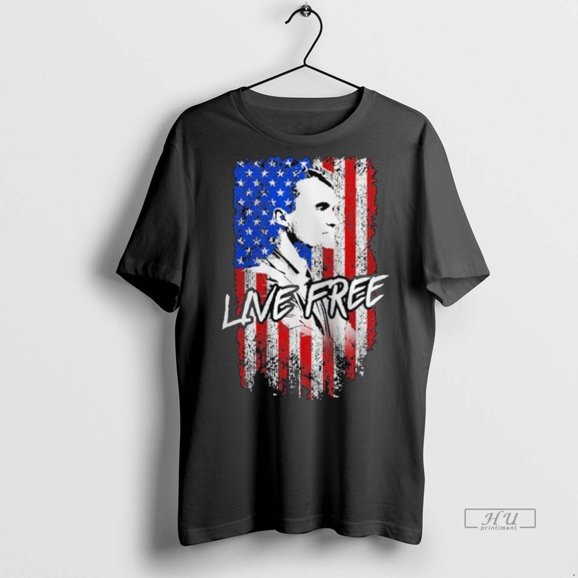 Viral Charlie Kirks Live Free Flag Tee Shirt Sweater Hoodie