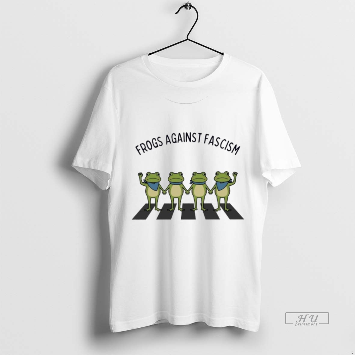 Viral Frogs Against Fascism Portland Frog Tee Shirt Sweater Hoodie