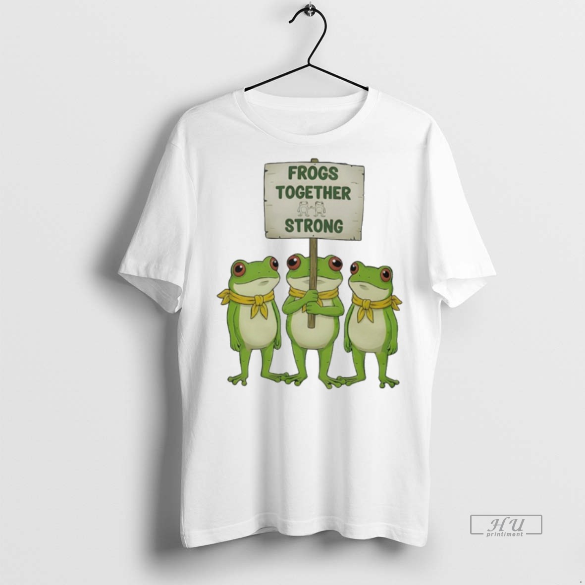 Viral Frogs Together Strong Portland Anti Ice Tee Shirt Sweater Hoodie