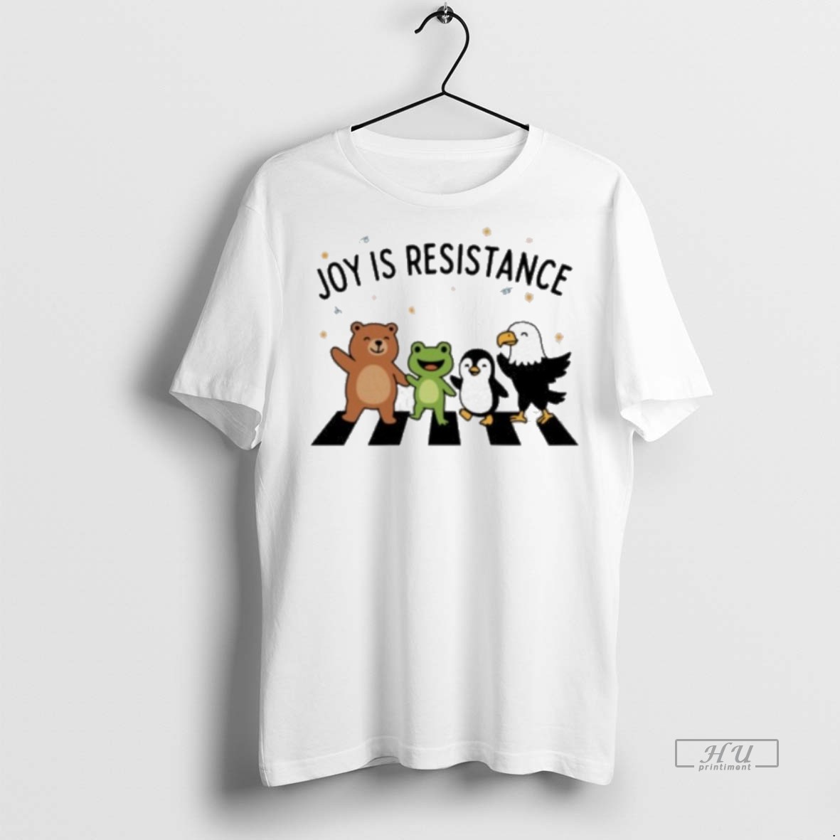 Viral Joy Is Resistance Portland Frog Protest Tee Shirt Sweater Hoodie