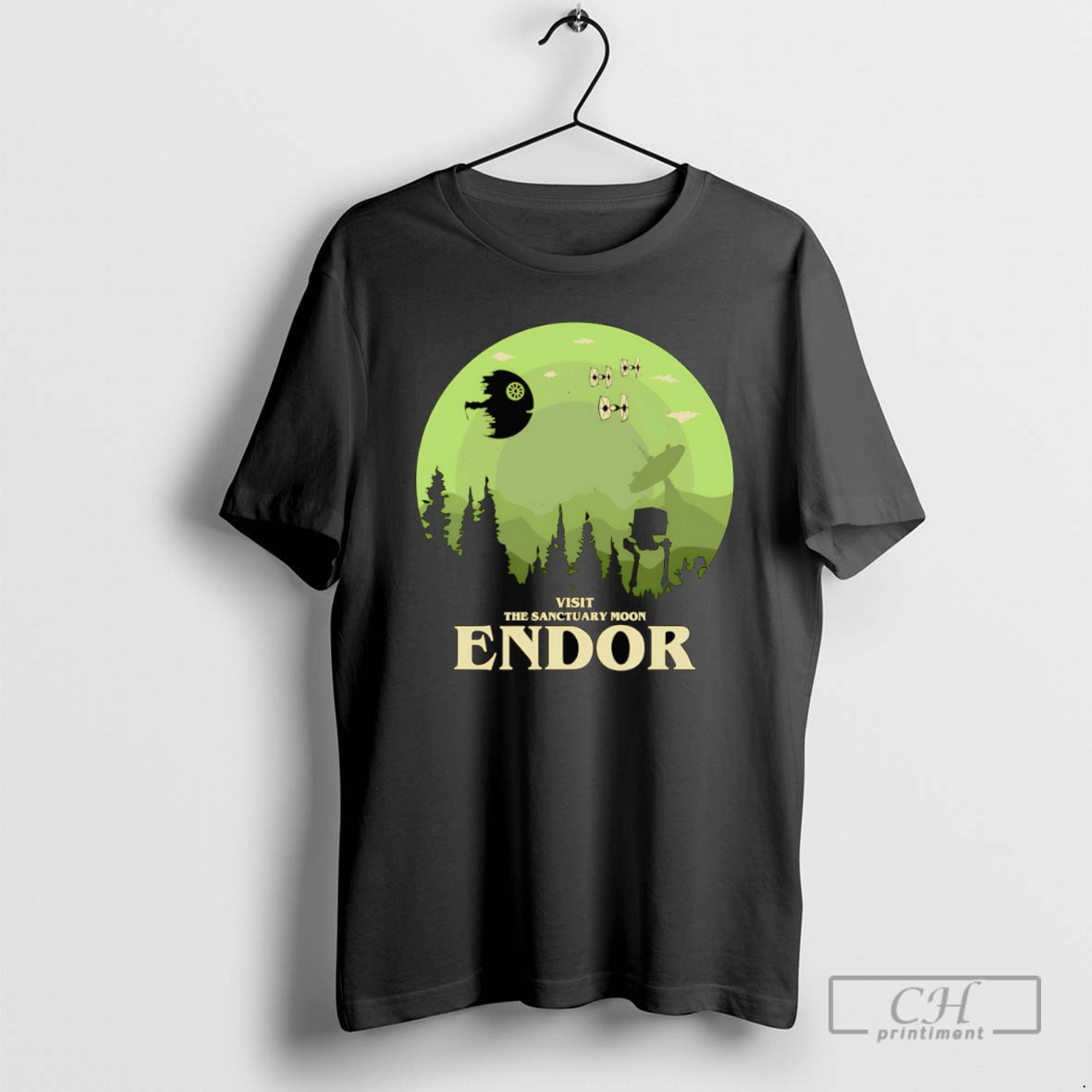 Visit The Sanctuary Moon Endor T Shirts