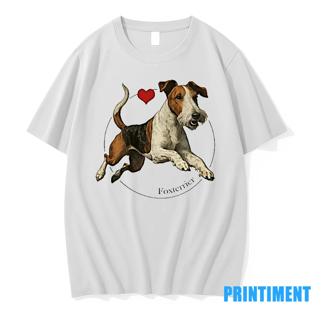 Wire Fox Terrier Portrait Vintage Tshirts Sweater Hoodie