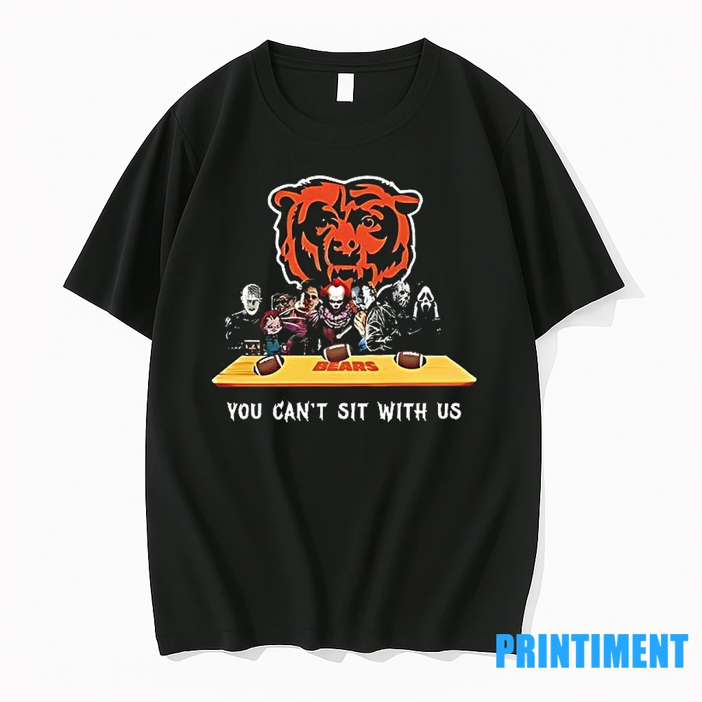 You Cant Sit With Us Bears Football Horror Movies Halloween Tshirts Sweater Hoodie