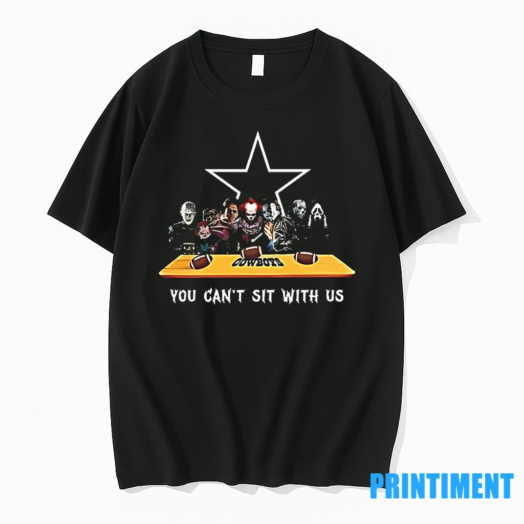 You Cant Sit With Us Cowboys Football Horror Movies Halloween Tshirts Sweater Hoodie