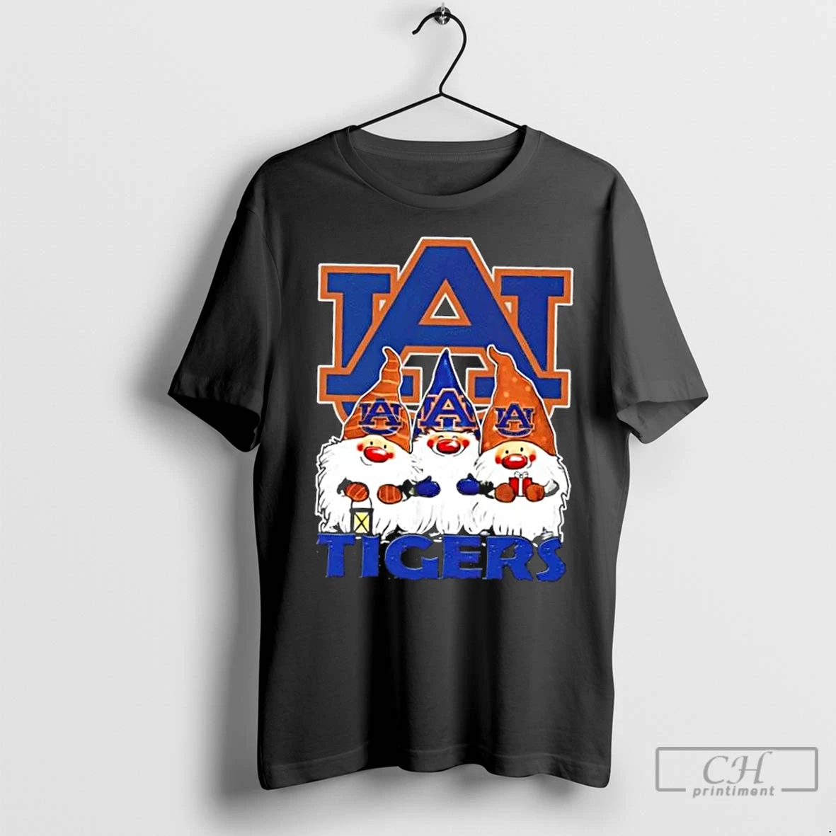 Classic Auburn Tigers X Gnomes Xmas Christmas T Shirt