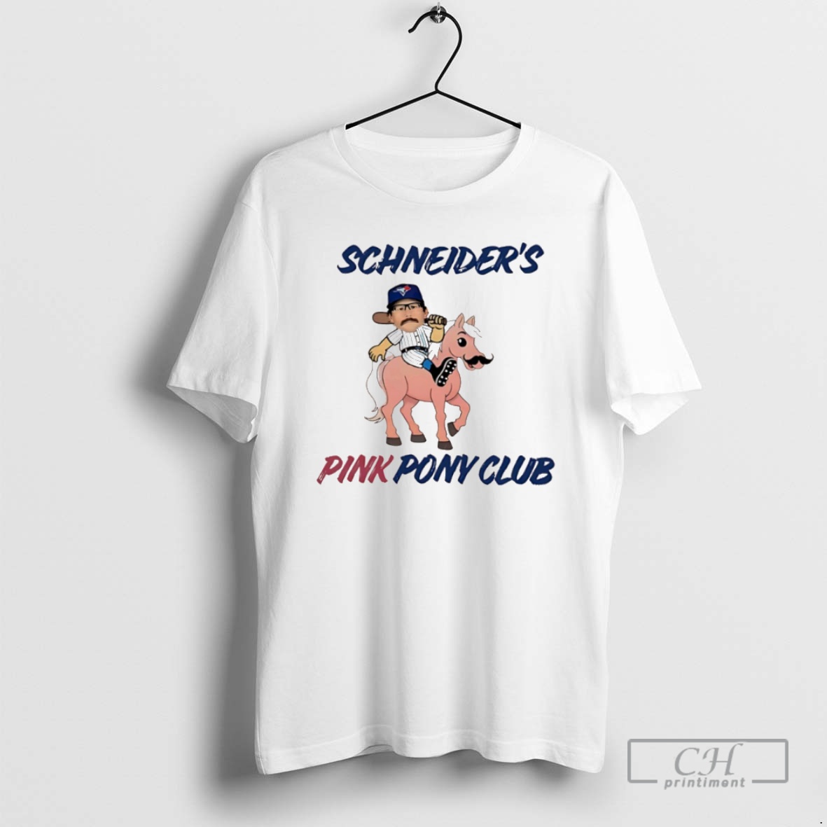 Classic Davis Schneider Toronto Blue Jays Pink Pony Club Shirt Sweater