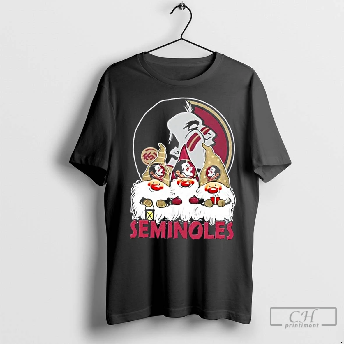 Classic Florida State Seminoles X Gnomes Xmas Christmas T Shirt