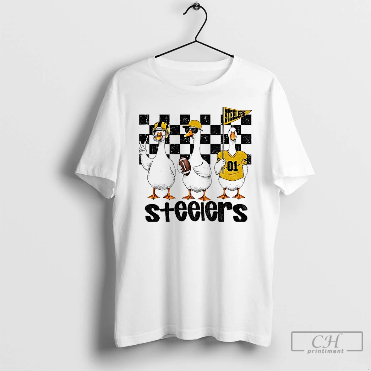 Classic Goose Steelers Flag Pittsburgh Game Day Football Nfl T Shirts Hoodie