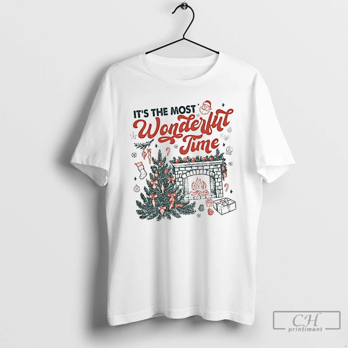 Classic Its The Most Wonderful Time Christmas Vintage T Shirts Sweater Hoodie