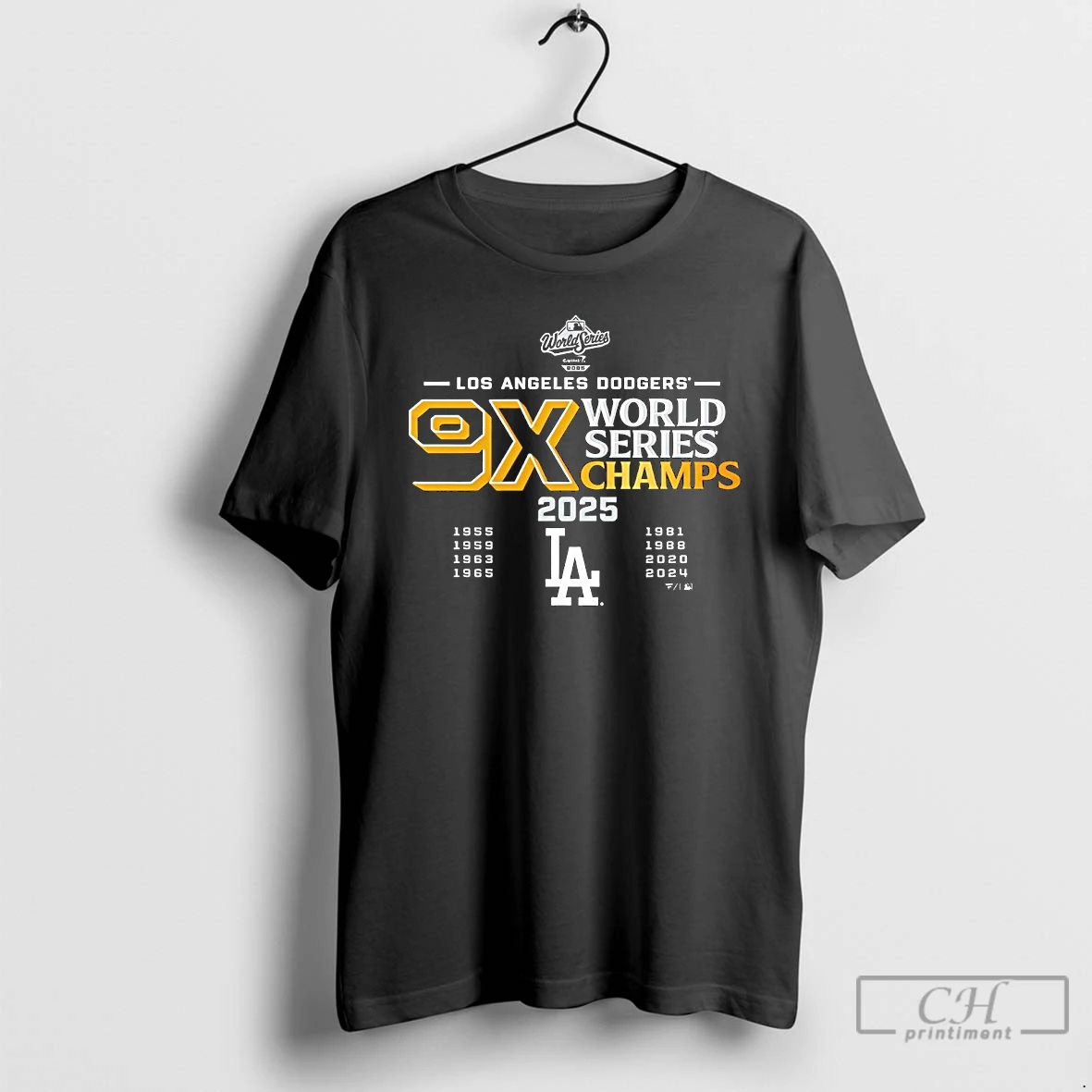 Classic La Dodgers 9x World Series Champions 2025 T Shirts Hoodie