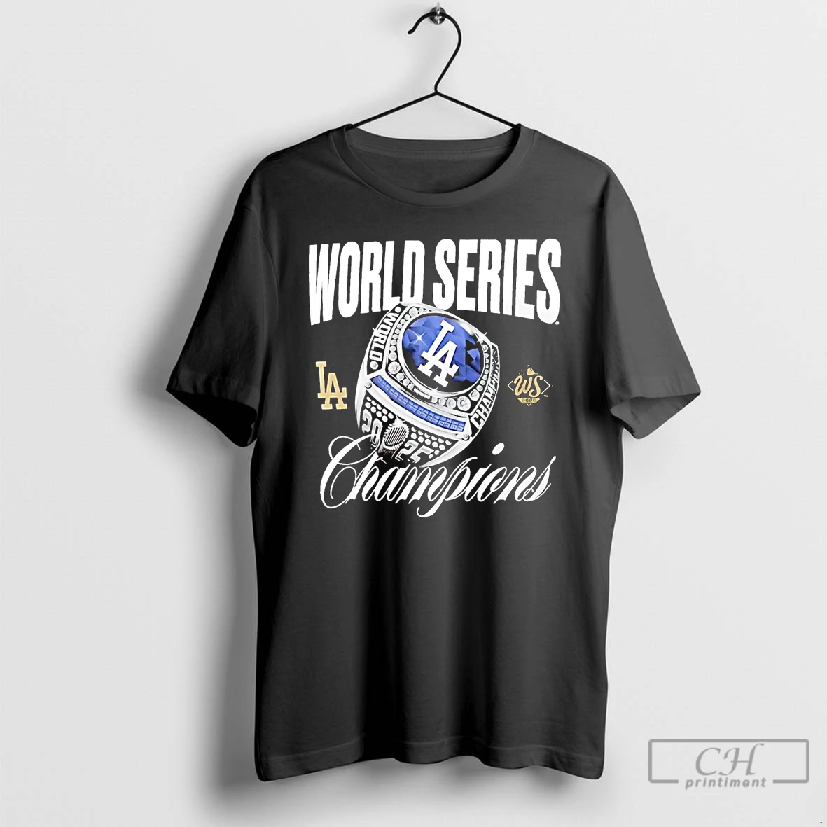 Classic Los Angeles Dodgers Ring 2025 World Series Champions T Shirts Hoodie