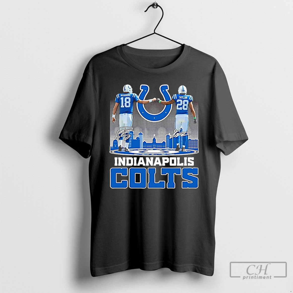Classic Manning And Taylor Fist Dump Indianapolis Colts Skyline T Shirts Hoodie