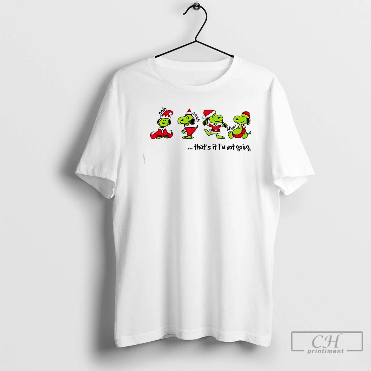 Classic Peanuts Snoopy Thats It Im Not Going Christmas T Shirts Sweater Hoodie