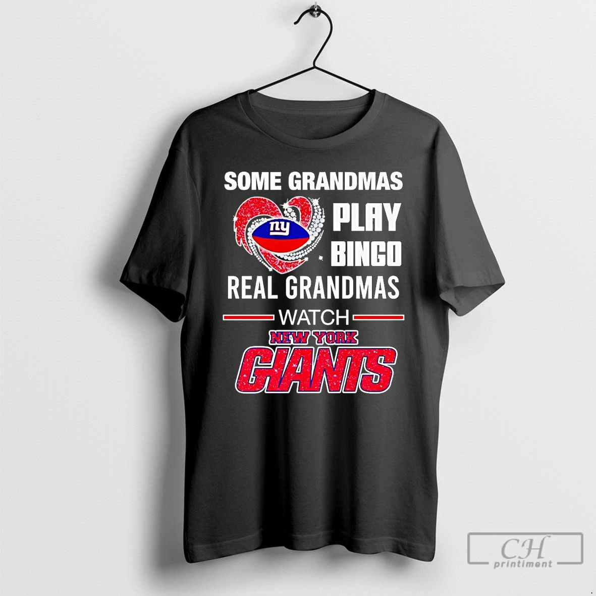 Classic Some Grandmas Play Bingo Real Grandmas Watch New York Giants T Shirts Hoodie