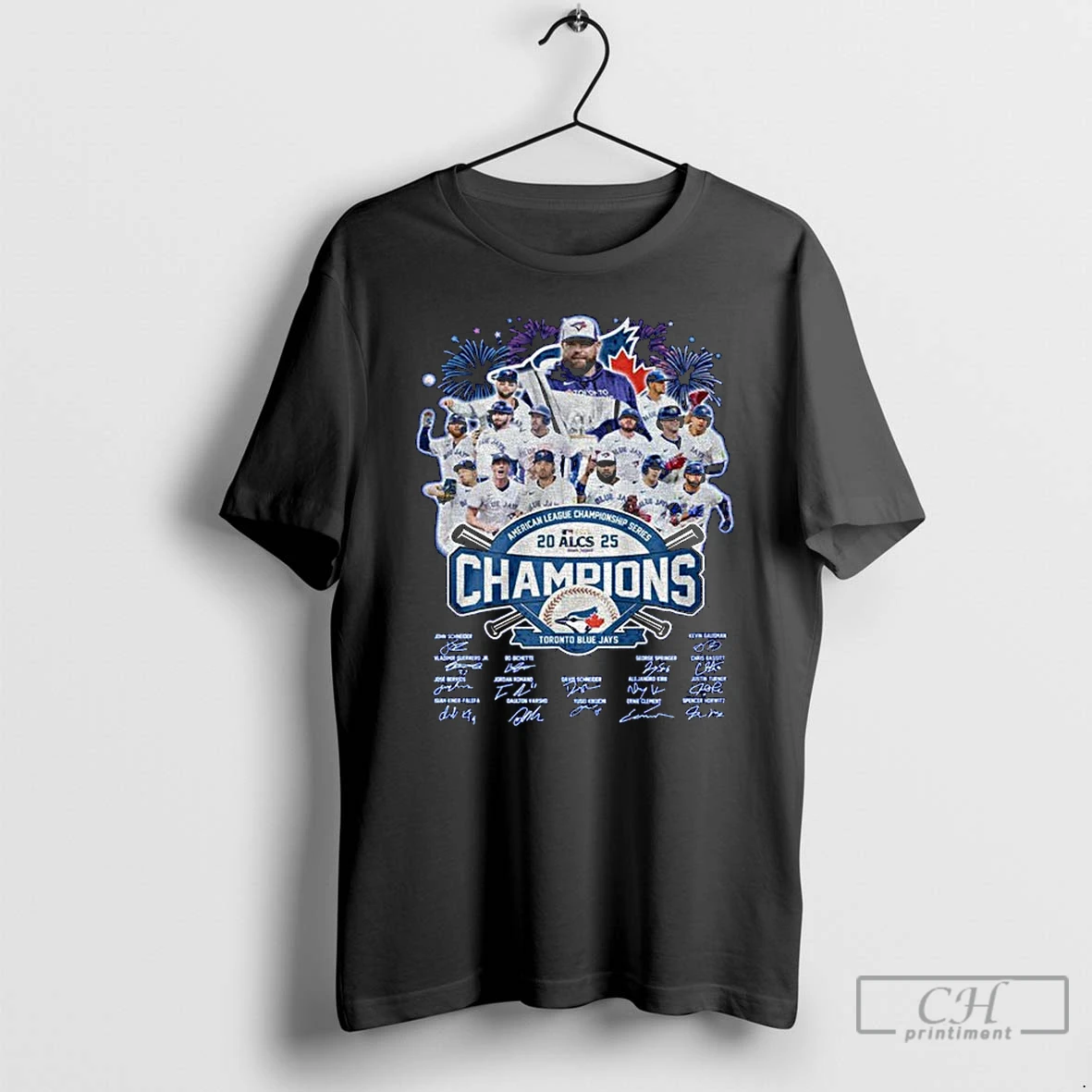 Classic Toronto Blue Jays 2025 Road To World Series Champions Mlb Signatures T Shirts Hoodie
