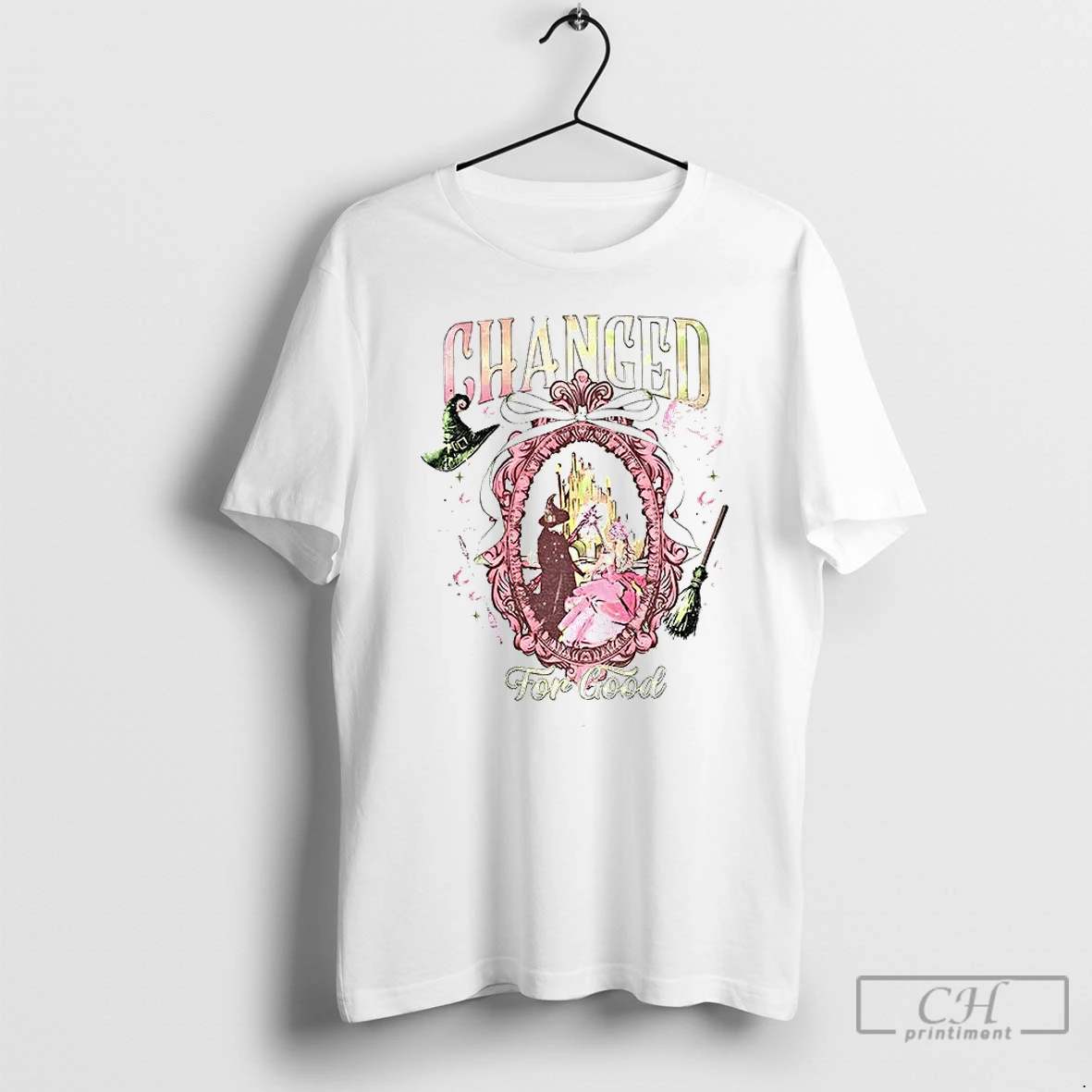 Classic Wicked Change For Good Defy Gravity Broomstick Magic Wand Halloween T Shirts Sweater Hoodie