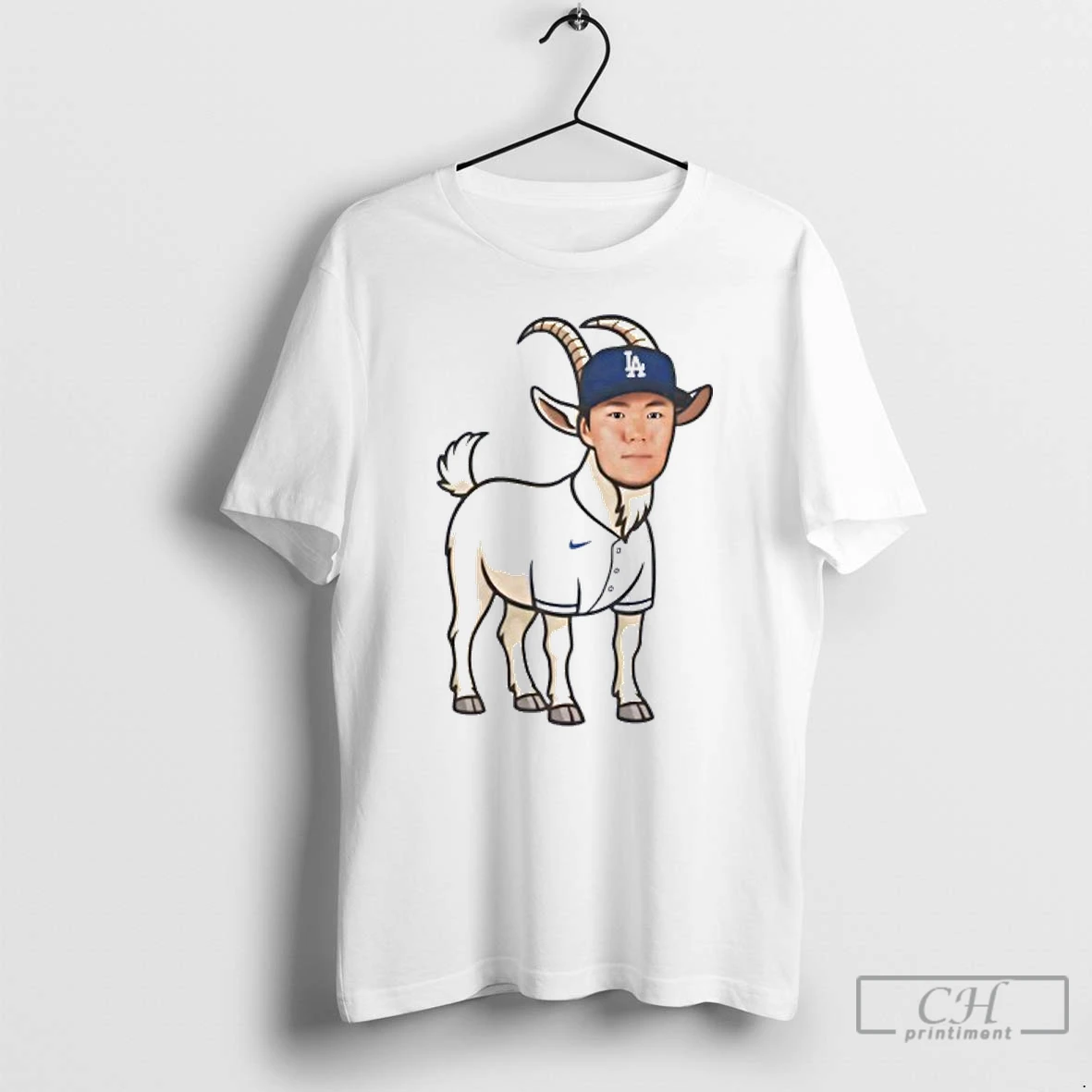 Classic Yoshinobu Yamamoto The Goat Los Angeles Dodgers T Shirts Hoodie