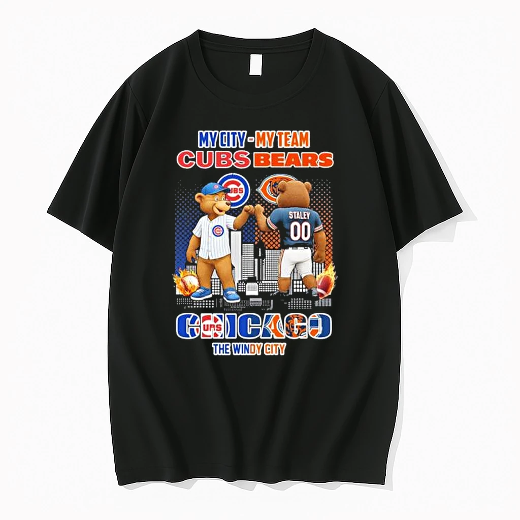 My City My Team Cubs And Bears Chicago The Windy City Tshirts Sweater Hoodie