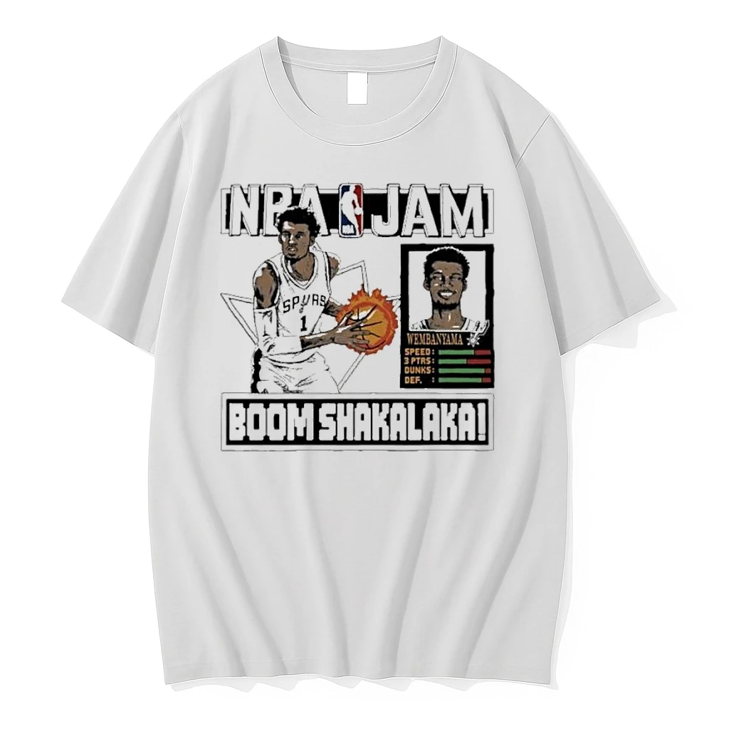 Nba Jam Victor Wembanyama San Antonio Spurs Tshirts Sweater Hoodie