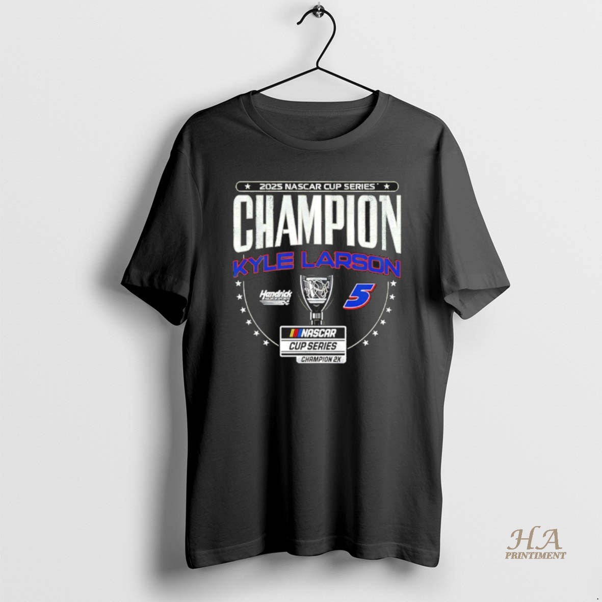 Official 2025 Nascar Cup Series 2x Champion Kyle Larson 5 Shirt