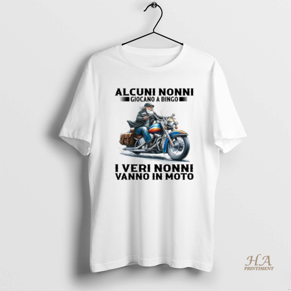 Official Alcuni Nonni Giocano A Bingo I Veri Nonni Vanno In Moto T Shirt