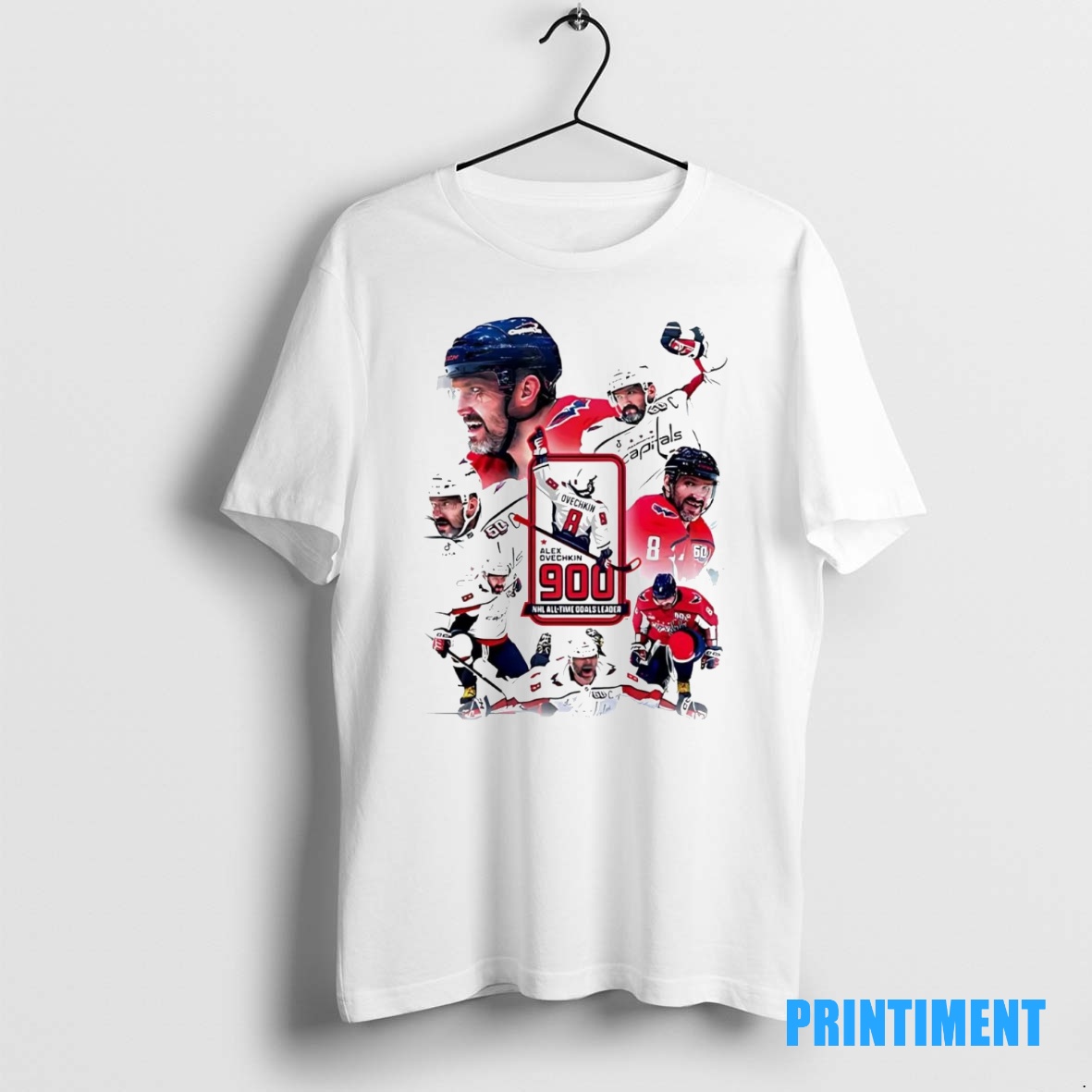 Official Alex Ovechkin 900 Most Goals In Nhl History 2 Sided Tee Sweater Hoodie