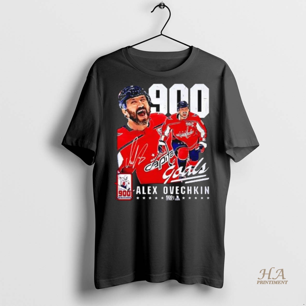 Official Alex Ovechkins 900 Goals Merchandise Career Signature Shirt Hoodie