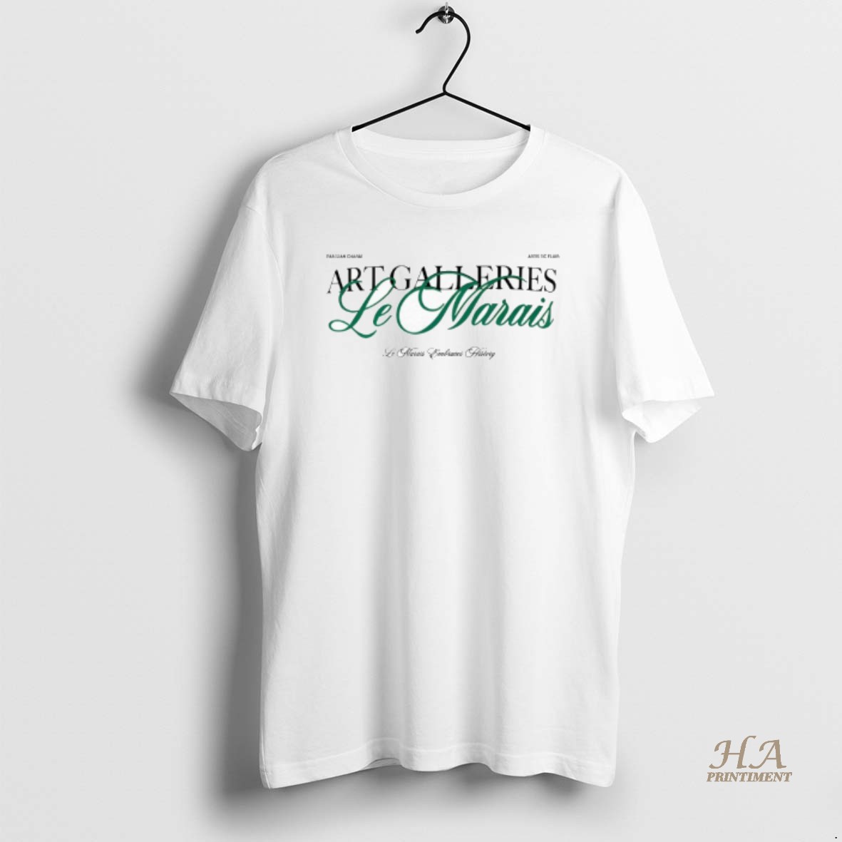 Official Art Galleries Le Marais T Shirt