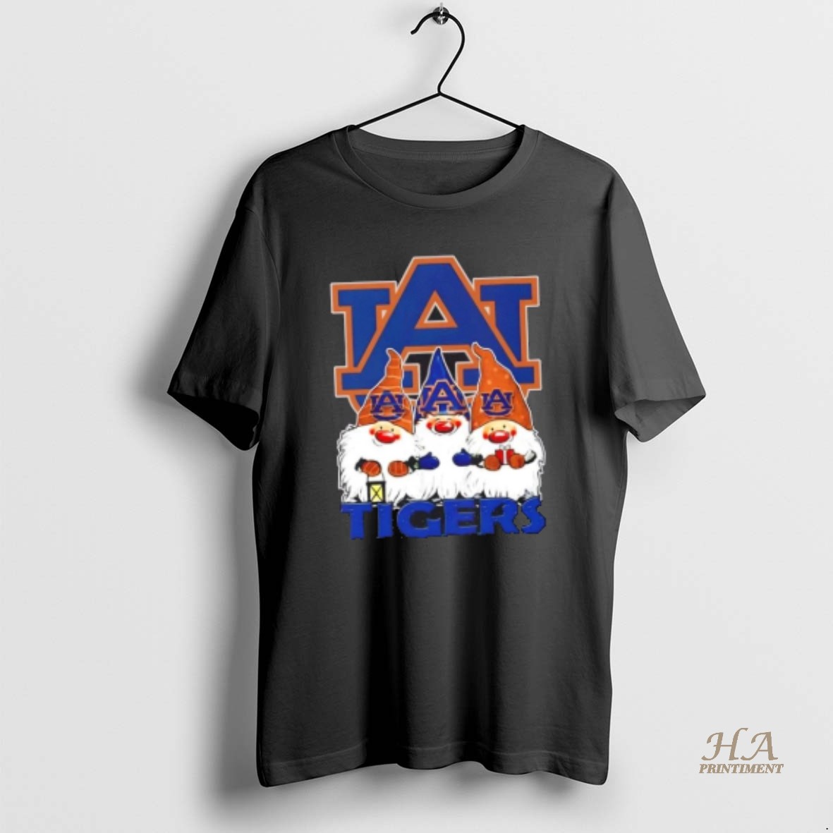 Official Auburn Tigers X Gnomes Xmas Christmas T Shirt