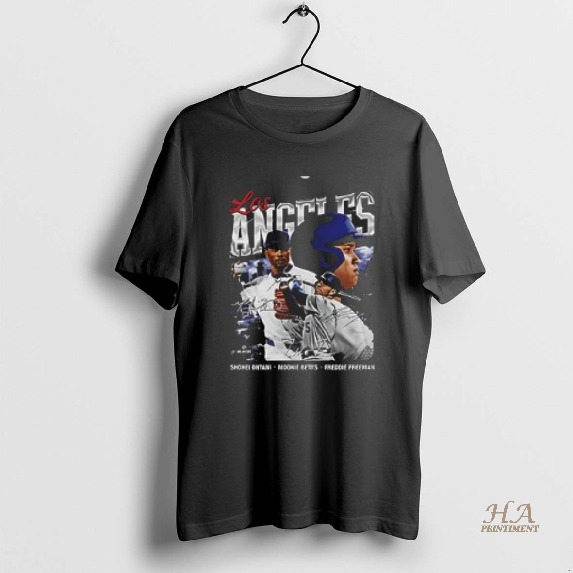Official Awesome Shohei Ohtani Mookie Betts Freddie Freeman Los Angeles Dodgers Retro T Shirt