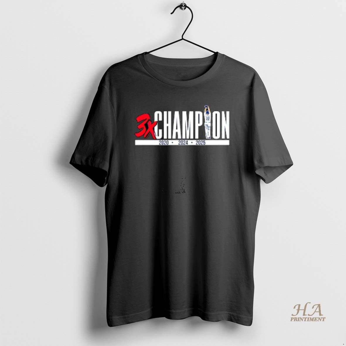 Official Clayton Kershaw Los Angeles Baseball Three Time Champion T Shirt